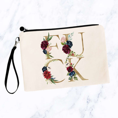 Fuck Floral Gold Bag