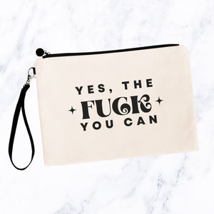 Yes the Fuck You Can Makeup Bag