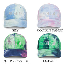 Load image into Gallery viewer, Bored AF Tie Dye Hat