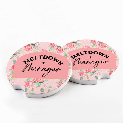 Meltdown Manager Car Coaster (Set of 2)