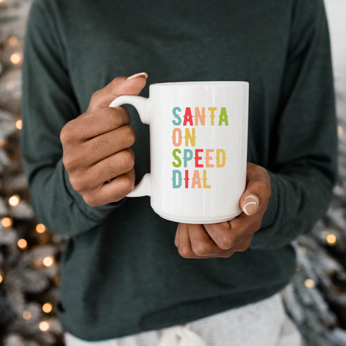 Santa on Speed Dial Mug