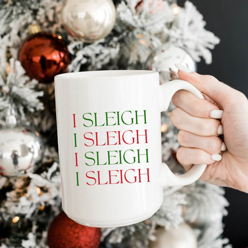 I Sleigh Mug