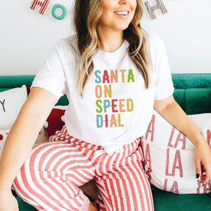Santa on Speed Dial Shirt