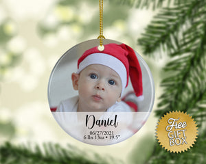 First Christmas Baby Photo