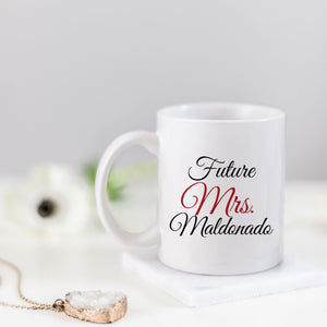 Future Mrs Custom Name Mug