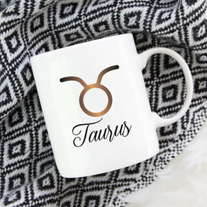 Taurus Zodiac Astrology Birthday Mug