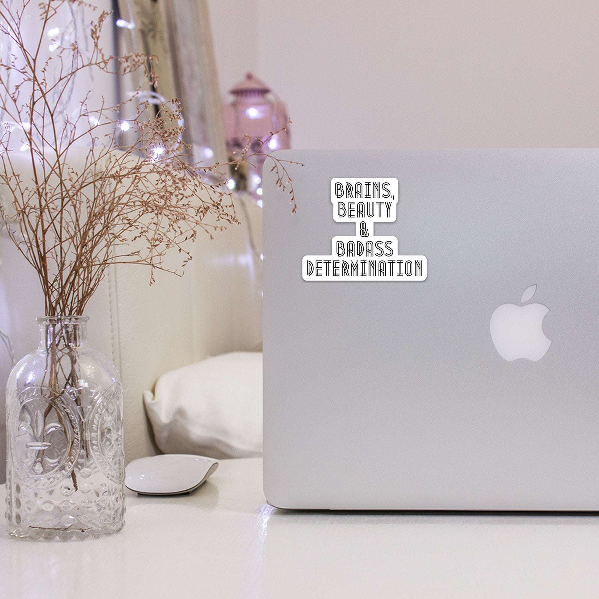 Brains Beauty & Badass Sticker