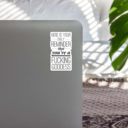 Goddess Reminder Sticker