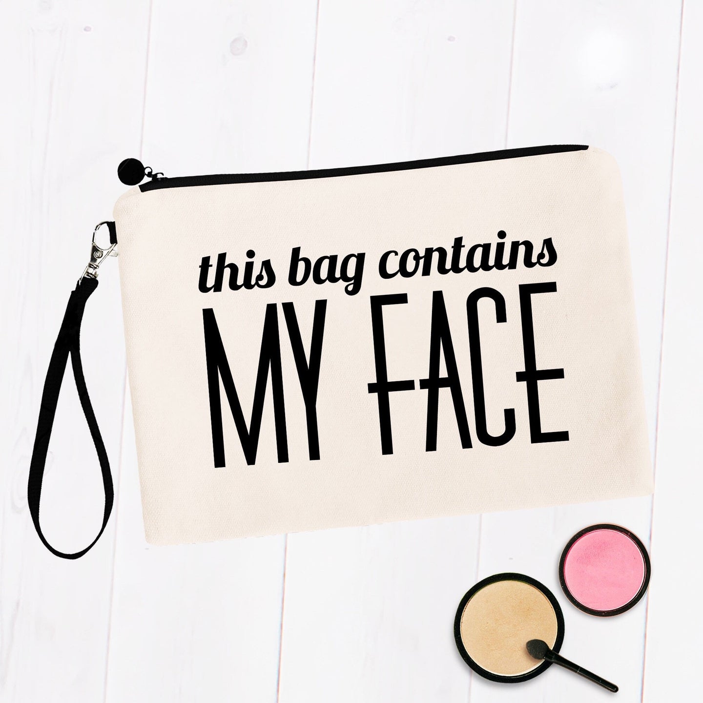 This bag contains my face