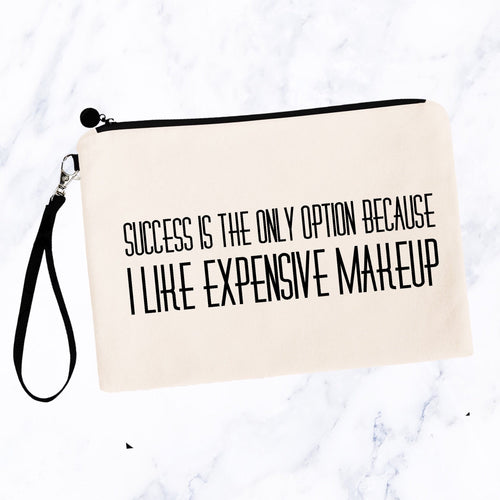 Success is the Only Option Make Up Bag