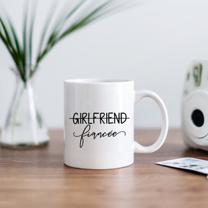 Girlfriend Fiancee Engaged, Engagement Mug
