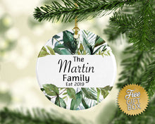 Load image into Gallery viewer, Family Name Tropical Leaves