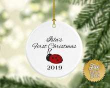Load image into Gallery viewer, Ladybug Baby&#39;s First Christmas