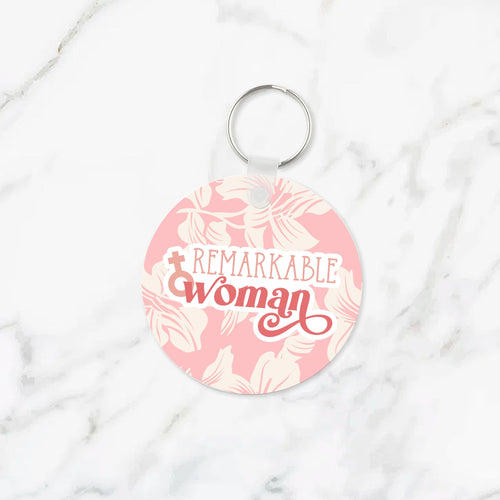 Remarkable Woman Keychain