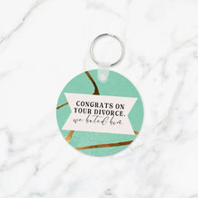 Load image into Gallery viewer, Congrats on Your Divorce Keychain