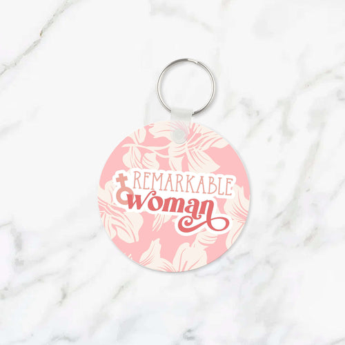Remarkable Woman Keychain