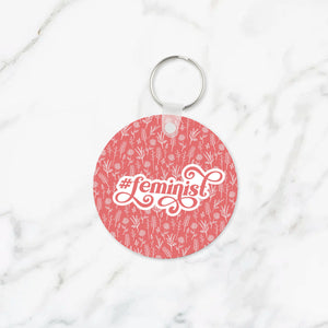 #feminist Keychain