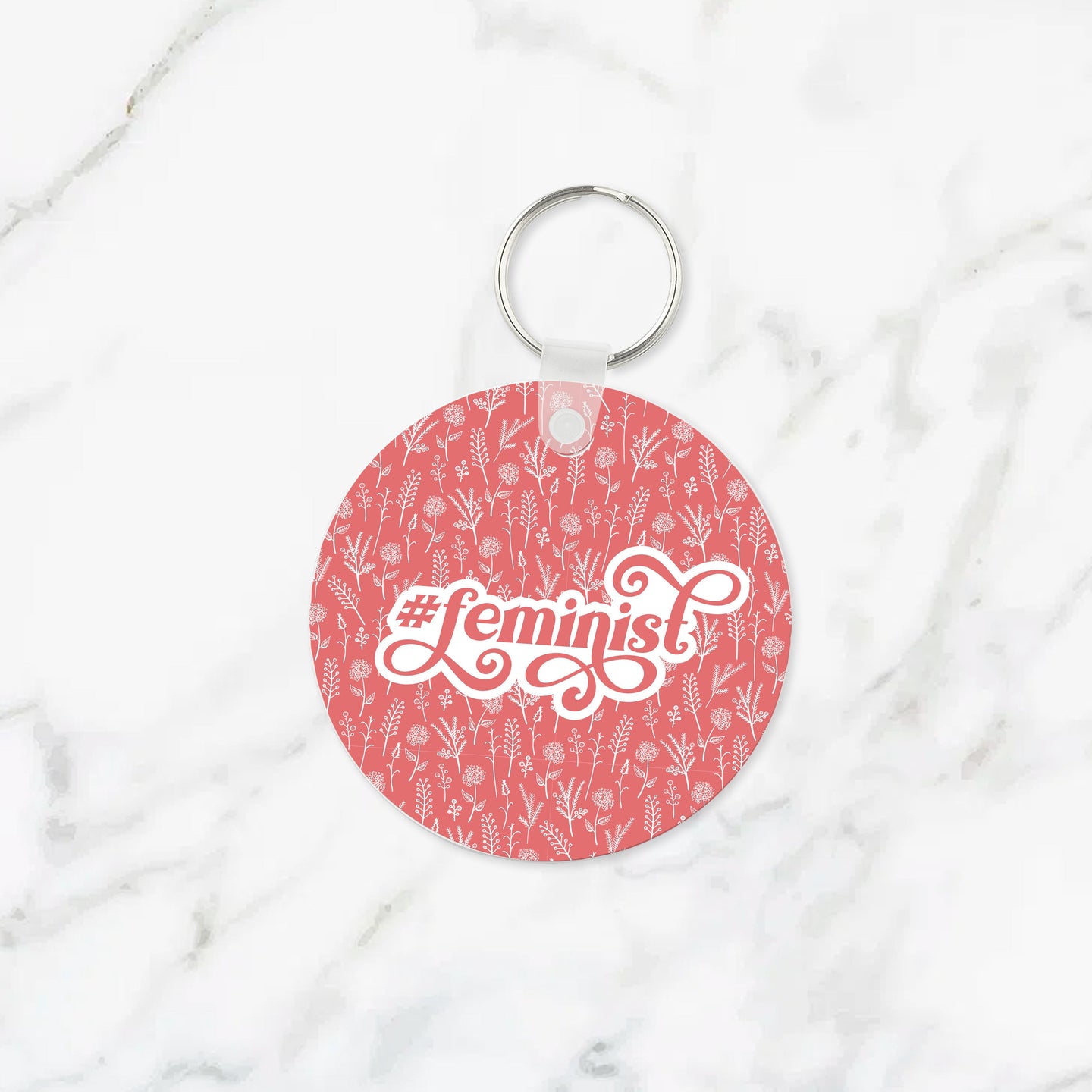 #feminist Keychain