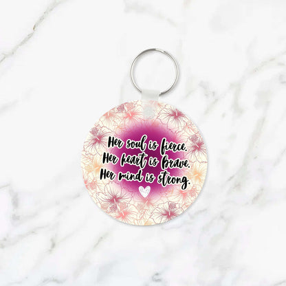 Her Soul is Fierce Keychain
