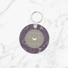 Load image into Gallery viewer, Live By The Sun Love By The Moon Keychain