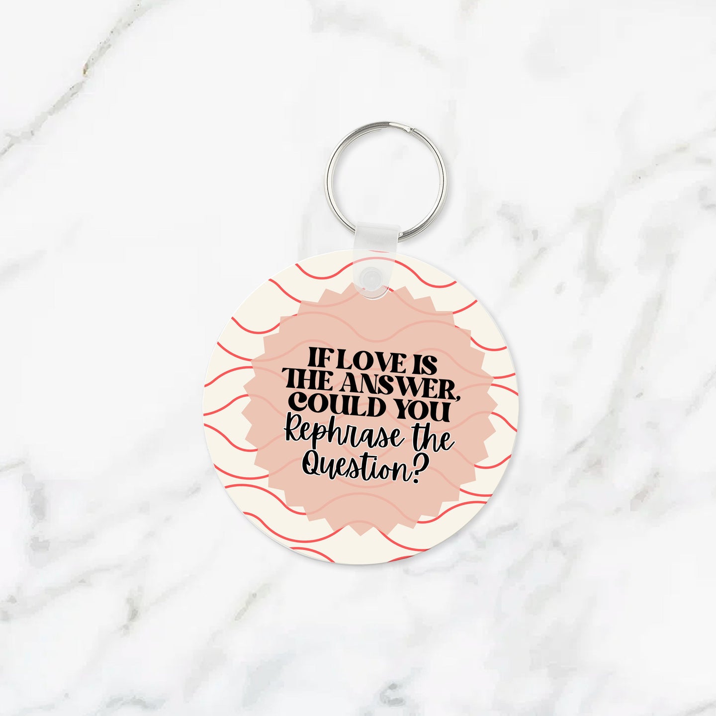 If Love is the Answer Keychain