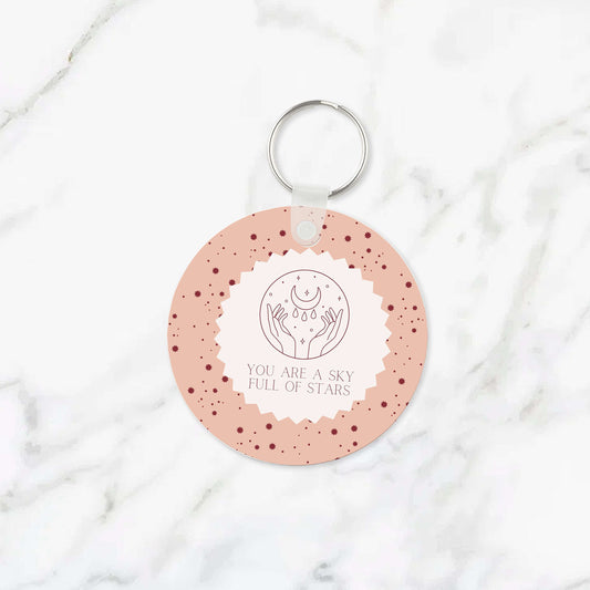 You Are a Sky Full of Stars Keychain