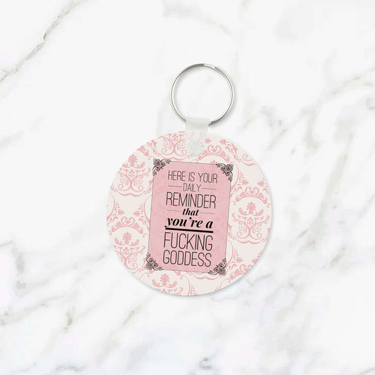 Goddess Daily Reminder Keychain