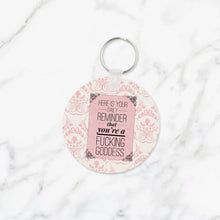 Load image into Gallery viewer, Goddess Daily Reminder Keychain