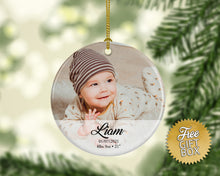 Load image into Gallery viewer, Photo Ornament Baby