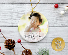 Load image into Gallery viewer, Baby Ornament First Christmas
