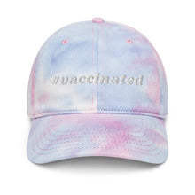Load image into Gallery viewer, Tie Dye #vaccinated Hat