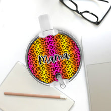 Load image into Gallery viewer, Orange Pink Rainbow Leopard Topper