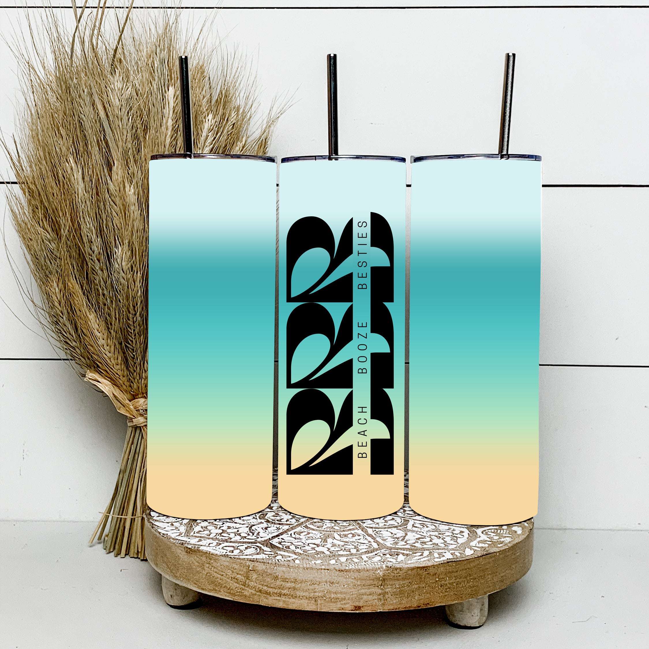 Beaches Booze Babes Tumbler