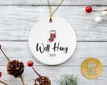Load image into Gallery viewer, Red Green Well Hung Stocking